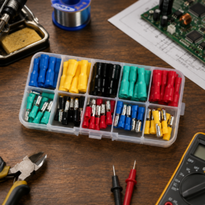 Insulated Crimp Terminal Connector Kit (100pcs)